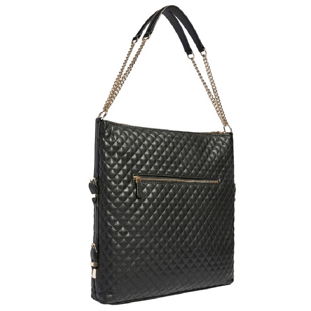 GUESS ADAM LARGE ELITE TOTE ΤΣΑΝΤΑ ΓΥΝΑΙΚΕΙΑ BLACK