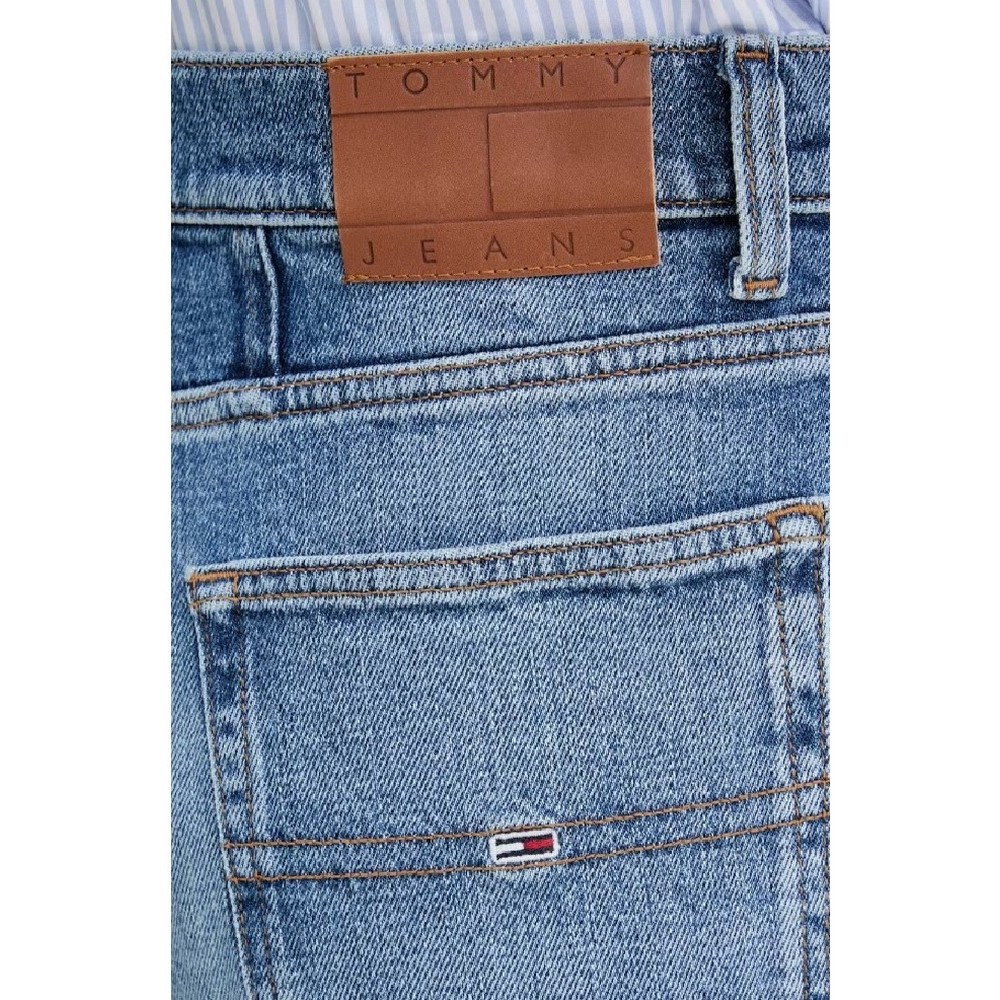 TOMMY JEANS MOM SHORT BI0134 ΣΟΡΤΣ ΓΥΝΑΙΚΕΙΟ BLUΕ DENIM