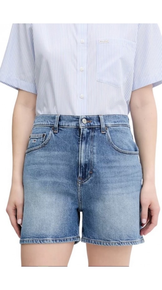 TOMMY JEANS MOM SHORT BI0134 ΣΟΡΤΣ ΓΥΝΑΙΚΕΙΟ BLUΕ DENIM