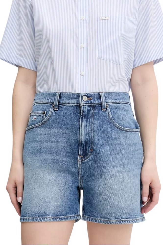 TOMMY JEANS MOM SHORT BI0134 ΣΟΡΤΣ ΓΥΝΑΙΚΕΙΟ BLUΕ DENIM