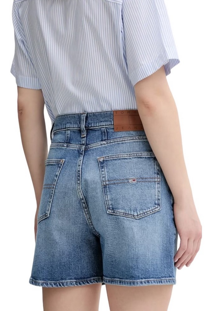TOMMY JEANS MOM SHORT BI0134 ΣΟΡΤΣ ΓΥΝΑΙΚΕΙΟ BLUΕ DENIM