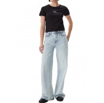 CALVIN KLEIN JEANS CUI NIAGARA MIST T-SHIR ΜΠΛΟΥΖΑ ΓΥΝΑΙΚΕΙΑ BLACK