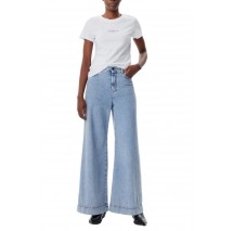 CALVIN KLEIN JEANS CUI NIAGARA MIST T-SHIR ΜΠΛΟΥΖΑ ΓΥΝΑΙΚΕΙΑ BRIGHT WHITE