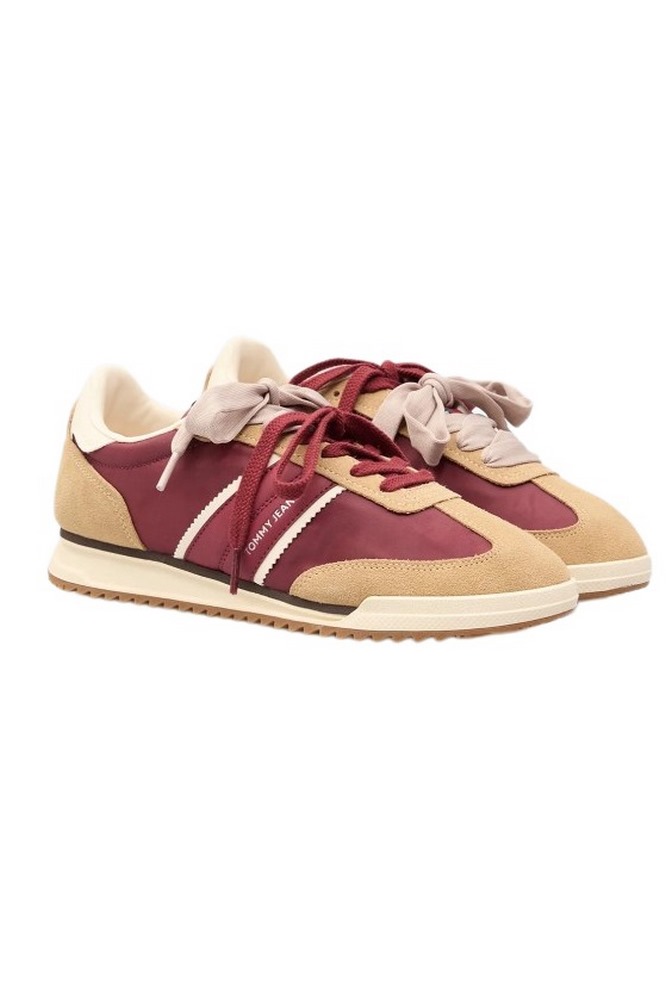 TOMMY JEANS LOW PROFILE RUNNER ΠΑΠΟΥΤΣΙ ΓΥΝΑΙΚΕΙΟ BORDEAUX