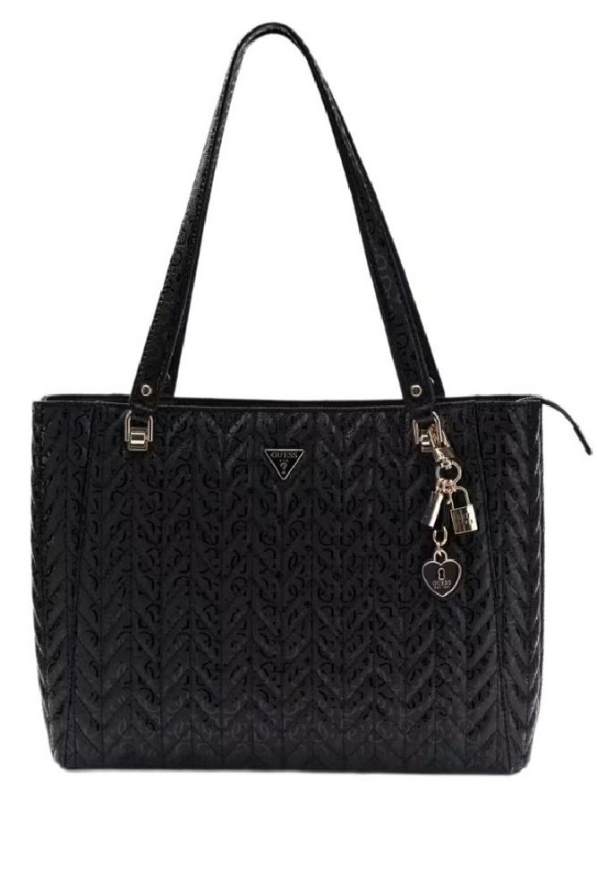 GUESS STACEY NOEL TOTE ΤΣΑΝΤΑ ΓΥΝΑΙΚΕΙΑ BLACK