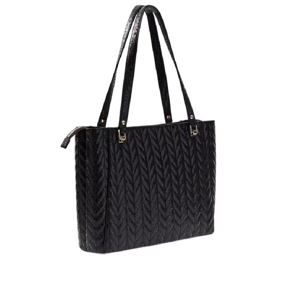 GUESS STACEY NOEL TOTE ΤΣΑΝΤΑ ΓΥΝΑΙΚΕΙΑ BLACK