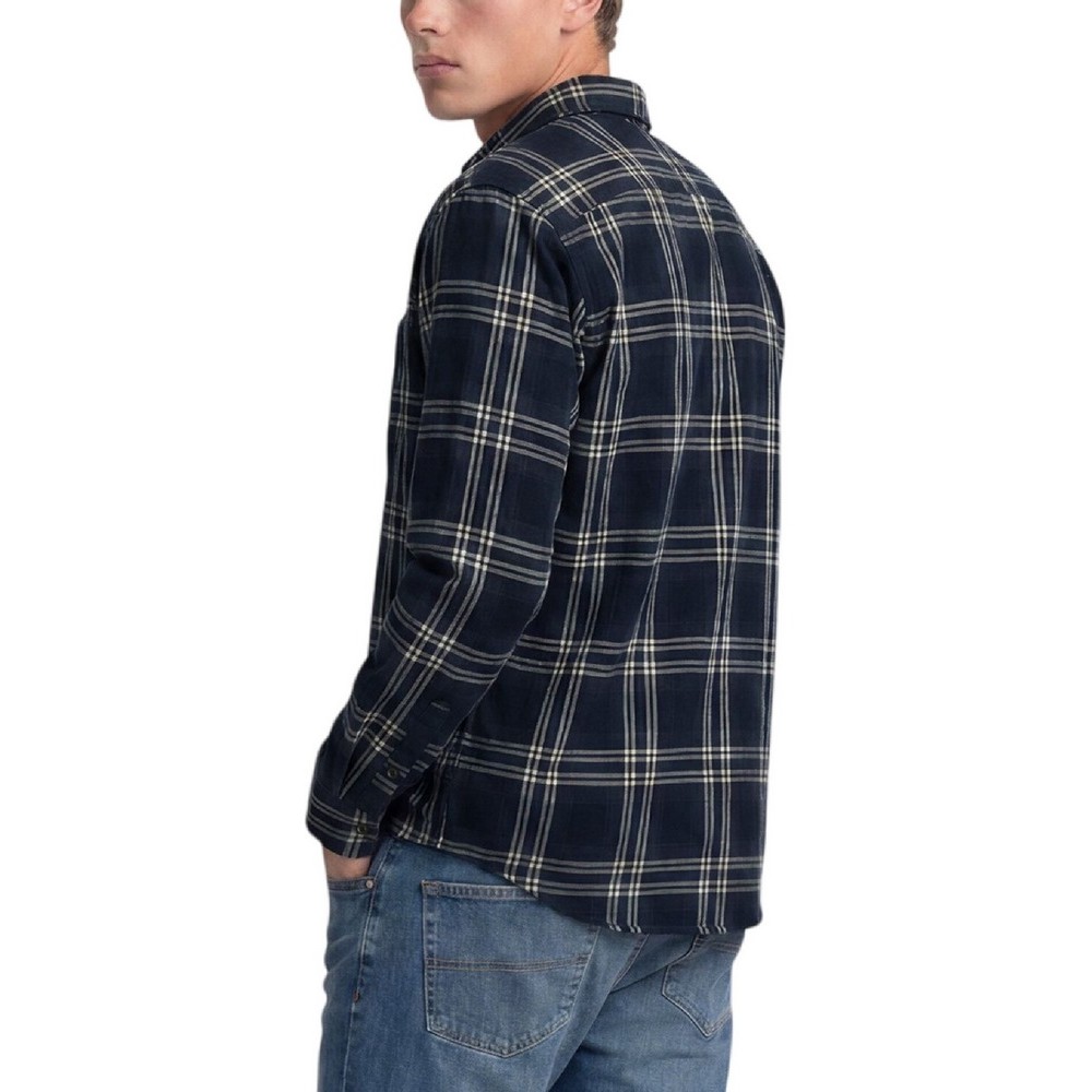 SUPERDRY COTTON LUMBERJACK SHIRT ΠΟΥΚΑΜΙΣΟ ΑΝΔΡΙΚΟ NAVY