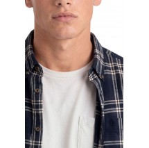 SUPERDRY COTTON LUMBERJACK SHIRT ΠΟΥΚΑΜΙΣΟ ΑΝΔΡΙΚΟ NAVY