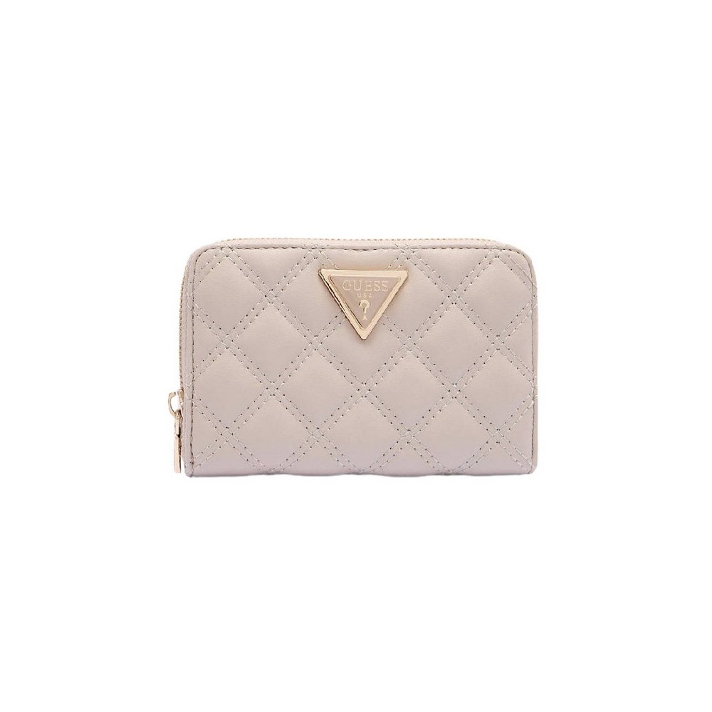GUESS GIULLY II SLG MED ZIP AROUND ΠΟΡΤΟΦΟΛΙ ΓΥΝΑΙΚΕΙΟ TAUPE