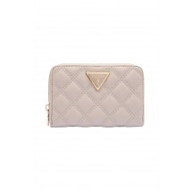 GUESS GIULLY II SLG MED ZIP AROUND ΠΟΡΤΟΦΟΛΙ ΓΥΝΑΙΚΕΙΟ TAUPE
