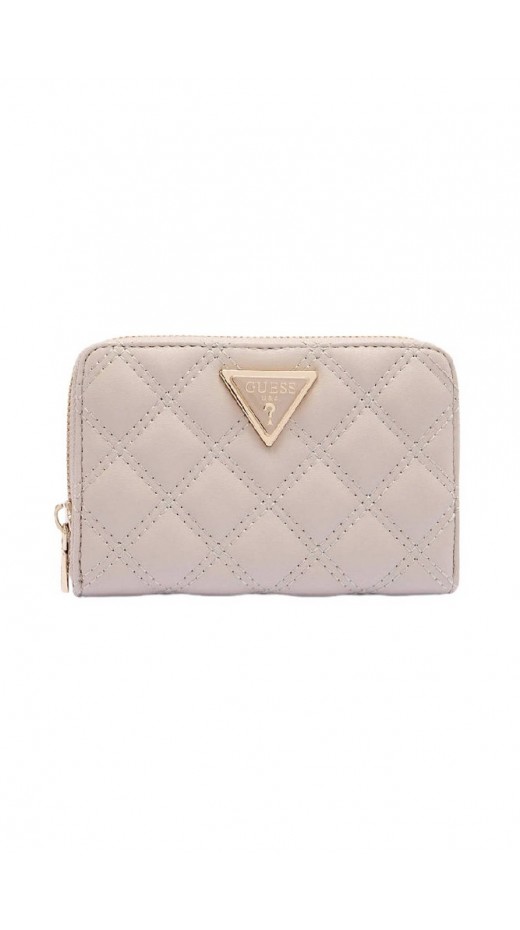 GUESS GIULLY II SLG MED ZIP AROUND ΠΟΡΤΟΦΟΛΙ ΓΥΝΑΙΚΕΙΟ TAUPE