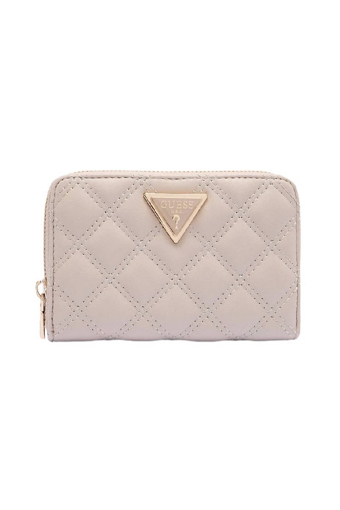 GUESS GIULLY II SLG MED ZIP AROUND ΠΟΡΤΟΦΟΛΙ ΓΥΝΑΙΚΕΙΟ TAUPE
