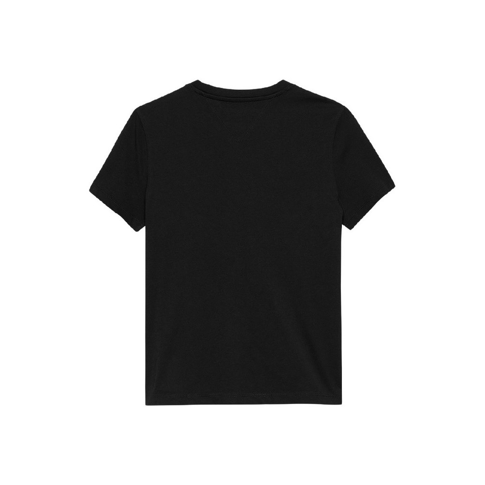 TOMMY JEANS REG ESSENTIAL LOGO 2 TEE EXT T-SHIRT ΜΠΛΟΥΖΑ ΓΥΝΑΙΚΕΙΑ BLACK