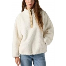 LEVIS IRIS PULLOVER SHERPA FLEECE ΜΠΛΟΥΖΑ ΦΛΙΣ ΓΥΝΑΙΚΕΙΑ WHITE