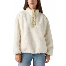 LEVIS IRIS PULLOVER SHERPA FLEECE ΜΠΛΟΥΖΑ ΦΛΙΣ ΓΥΝΑΙΚΕΙΑ WHITE
