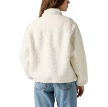 LEVIS IRIS PULLOVER SHERPA FLEECE ΜΠΛΟΥΖΑ ΦΛΙΣ ΓΥΝΑΙΚΕΙΑ WHITE