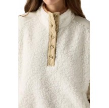 LEVIS IRIS PULLOVER SHERPA FLEECE ΜΠΛΟΥΖΑ ΦΛΙΣ ΓΥΝΑΙΚΕΙΑ WHITE