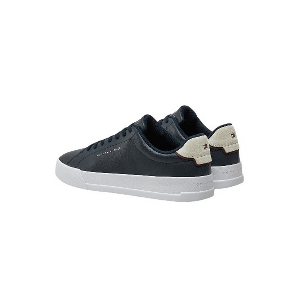 TOMMY HILFIGER COURT LTH DETAIL ESS ΠΑΠΟΥΤΣΙ ΑΝΔΡΙΚΟ DEEP NAVY