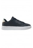 TOMMY HILFIGER COURT LTH DETAIL ESS ΠΑΠΟΥΤΣΙ ΑΝΔΡΙΚΟ DEEP NAVY