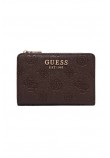 GUESS BLAKE SLG ZIP AROUND CARD CASE ΠΟΡΤΟΦΟΛΙ ΓΥΝΑΙΚΕΙΟ BROWN
