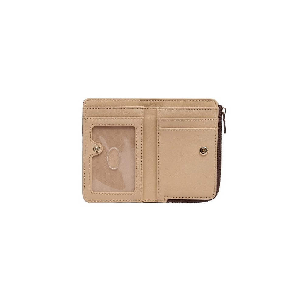 GUESS BLAKE SLG ZIP AROUND CARD CASE ΠΟΡΤΟΦΟΛΙ ΓΥΝΑΙΚΕΙΟ BROWN