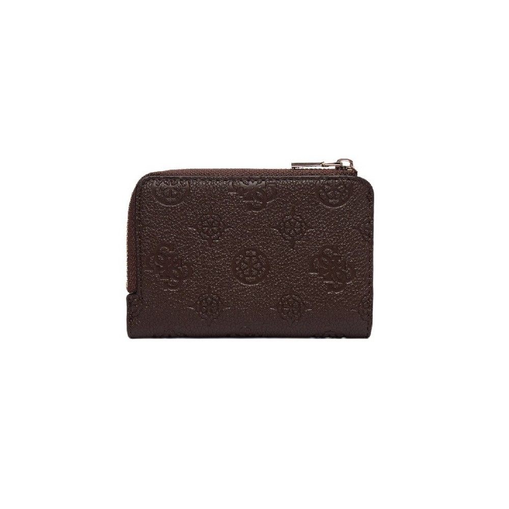 GUESS BLAKE SLG ZIP AROUND CARD CASE ΠΟΡΤΟΦΟΛΙ ΓΥΝΑΙΚΕΙΟ BROWN