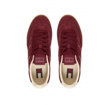 TOMMY JEANS THE GREENWICH EDGE SUEDE ΠΑΠΟΥΤΣΙ ΓΥΝΑΙΚΕΙΟ BURGUNDY