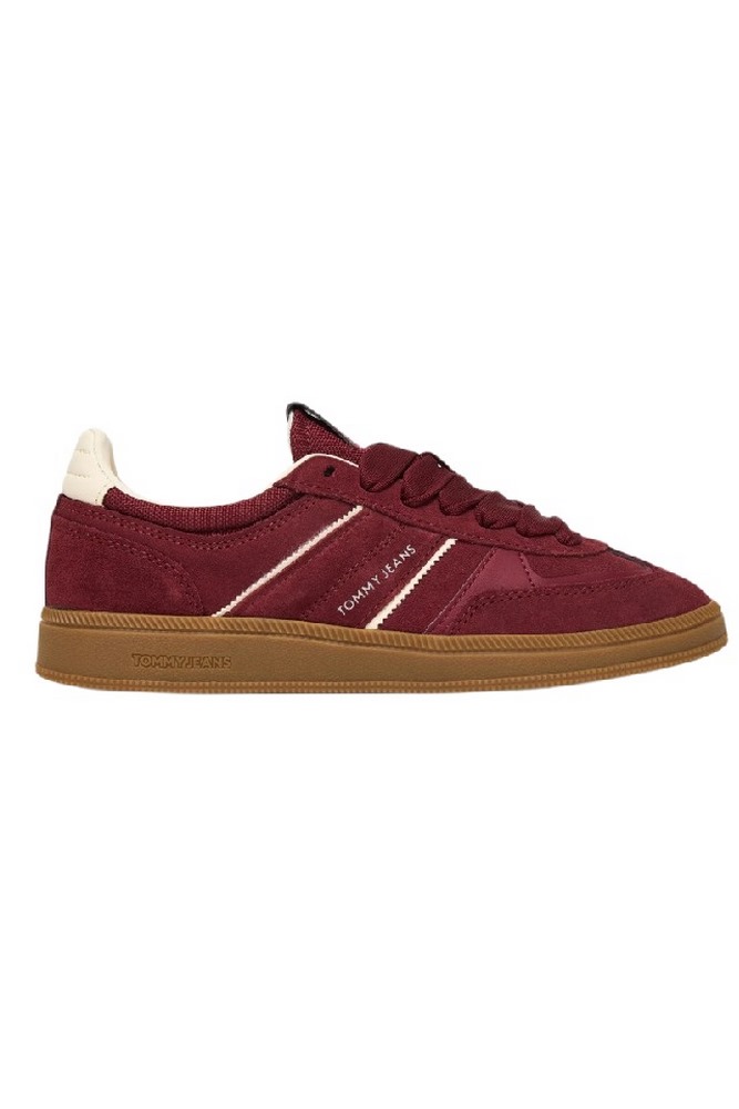 TOMMY JEANS THE GREENWICH EDGE SUEDE ΠΑΠΟΥΤΣΙ ΓΥΝΑΙΚΕΙΟ BURGUNDY