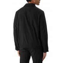 CALVIN KLEIN SEERSUCKER BLOUSON JACKET ΜΠΟΥΦΑΝ ΑΝΔΡΙΚΟ BLACK
