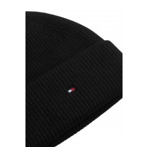TOMMY HILFIGER FLAG KNIT BEANIE ΣΚΟΥΦΟΣ ΓΥΝΑΙΚΕΙΟΣ BLACK