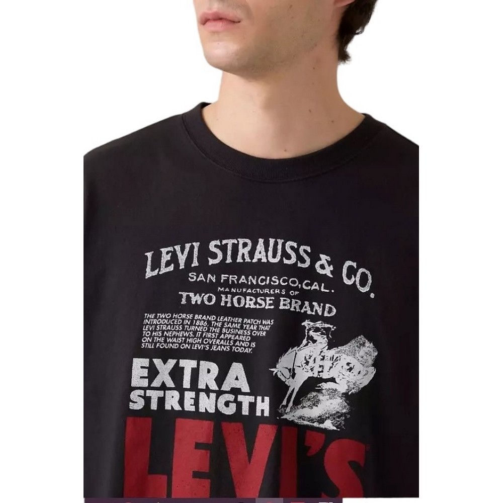 LEVIS® VINTAGE FIT TEE T-SHIRT ΜΠΛΟΥΖΑ ΑΝΔΡΙΚΗ BLACK