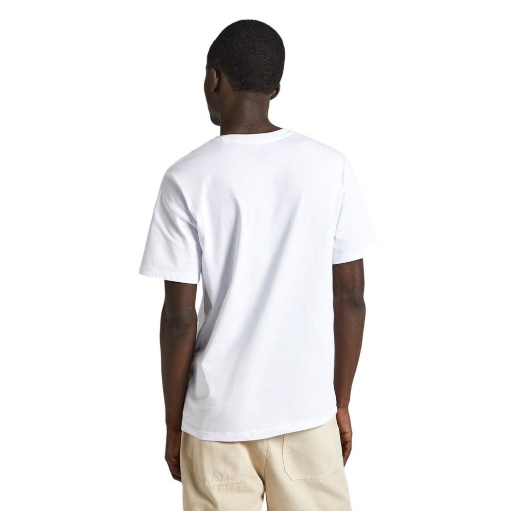 PEPE JEANS LONDON CLIFTON T-SHIRT ΜΠΛΟΥΖΑ ΑΝΔΡΙΚΗ WHITE