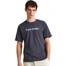 PEPE JEANS LONDON CLIFTON T-SHIRT ΜΠΛΟΥΖΑ ΑΝΔΡΙΚΗ GREY