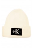 CALVIN KLEIN JEANS BEANIE WL ΣΚΟΥΦΟΣ ΑΝΔΡΙΚΟΣ WHITE