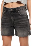 SUPERDRY VINTAGE MID RISE CUT OFF SHORT ΣΟΡΤΣ ΓΥΝΑΙΚΕΙΟ BLACK