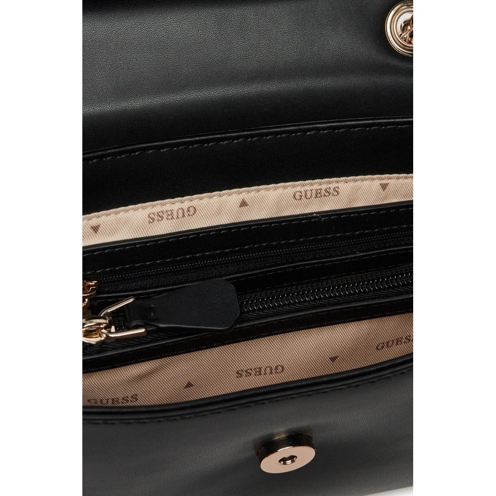 GUESS DARYNA II CNVRTBLE XBODY FLAP ΤΣΑΝΤΑ ΓΥΝΑΙΚΕΙΑ BLACK