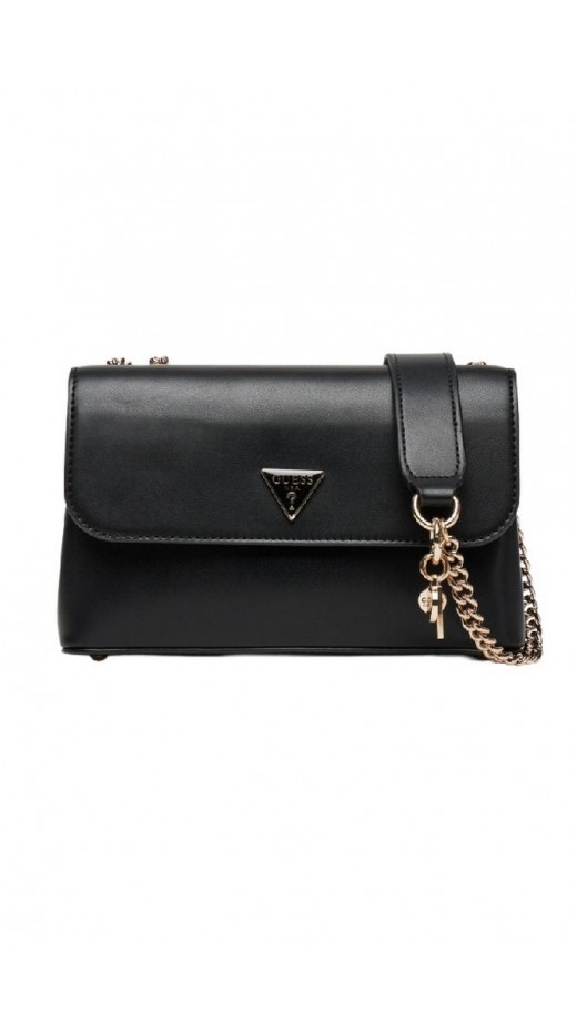 GUESS DARYNA II CNVRTBLE XBODY FLAP ΤΣΑΝΤΑ ΓΥΝΑΙΚΕΙΑ BLACK