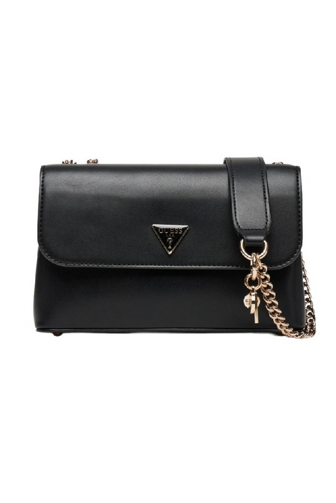 GUESS DARYNA II CNVRTBLE XBODY FLAP ΤΣΑΝΤΑ ΓΥΝΑΙΚΕΙΑ BLACK