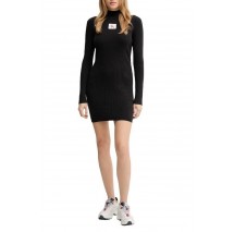 CALVIN KLEIN JEANS LS T NECK MINI DRESS ΦΟΡΕΜΑ ΠΛΕΚΤΟ ΓΥΝΑΙΚΕΙΟ BLACK