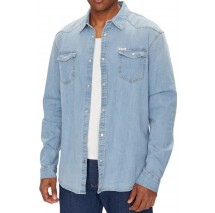 GUESS TRUCKEE L/S SHIRT ΠΟΥΚΑΜΙΣΟ ΑΝΔΡΙΚΟ DENIM LIGHT