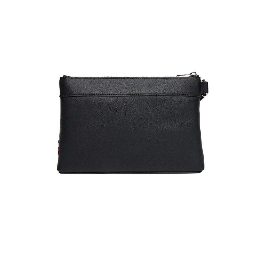 TOMMY HILFIGER WOVEN POUCH  ΤΣΑΝΤΑ ΑΝΔΡΙΚΗ BLACK