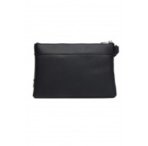 TOMMY HILFIGER WOVEN POUCH  ΤΣΑΝΤΑ ΑΝΔΡΙΚΗ BLACK