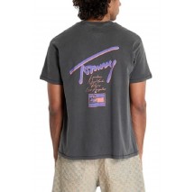 TOMMY JEANS RLX FADED GRAPHIC TEE T-SHIRT ΜΠΛΟΥΖΑ ΑΝΔΡΙΚΗ BLACK