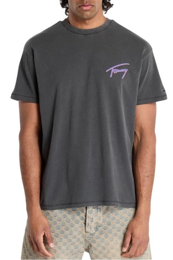 TOMMY JEANS RLX FADED GRAPHIC TEE T-SHIRT ΜΠΛΟΥΖΑ ΑΝΔΡΙΚΗ BLACK
