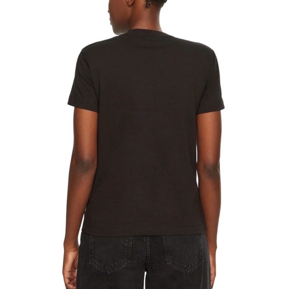 CALVIN KLEIN JEANS GLOSSY MONOLOGO REGULAR TEE T-SHIRT ΜΠΛΟΥΖΑ ΓΥΝΑΙΚΕΙΑ BLACK