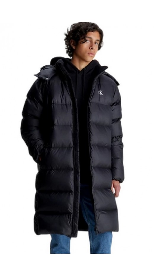 CALVIN KLEIN ESSENTIALS DOWN LONG PARKA ΜΠΟΥΦΑΝ  ΑΝΔΡΙΚΟ BLACK