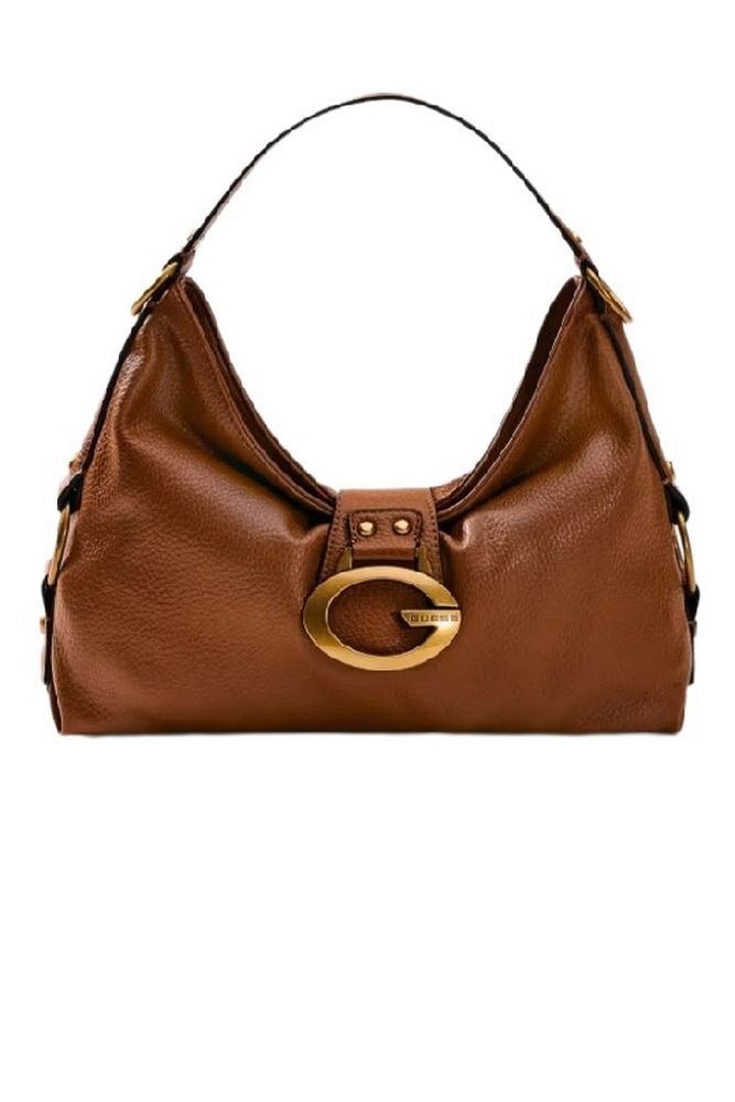 GUESS CAMDEN SHOULDER BAG ΤΣΑΝΤΑ ΓΥΝΑΙΚΕΙΑ COGNAC