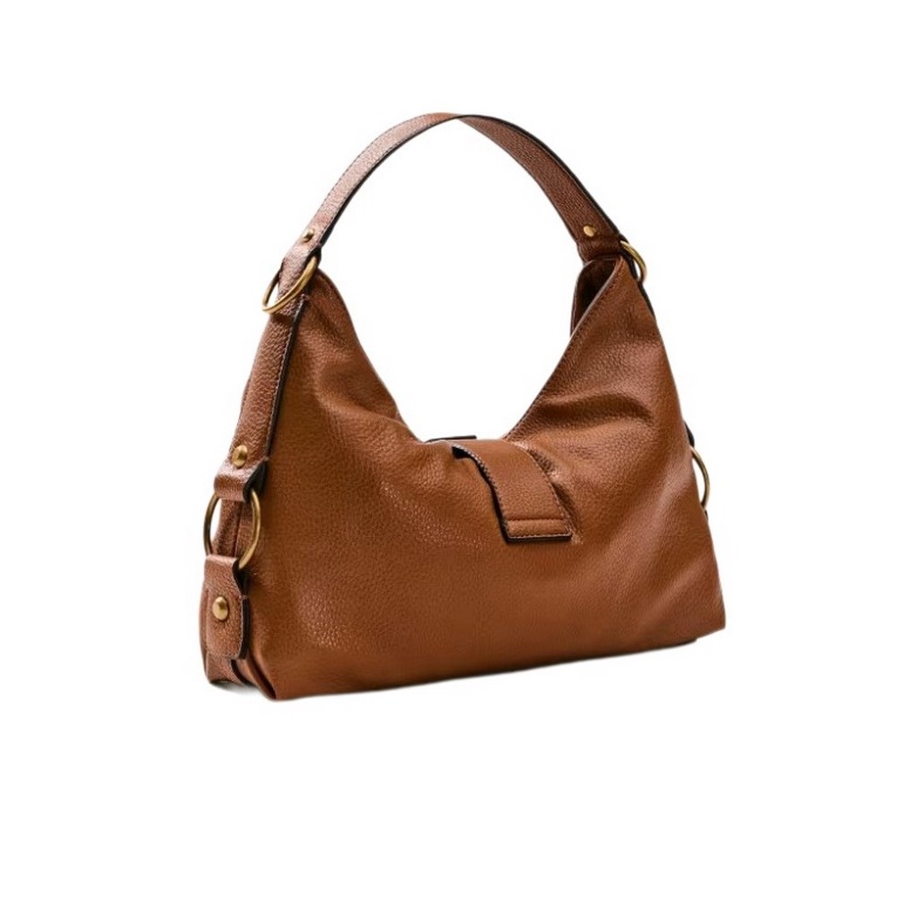 GUESS CAMDEN SHOULDER BAG ΤΣΑΝΤΑ ΓΥΝΑΙΚΕΙΑ COGNAC