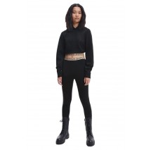 CALVIN KLEIN JEANS LOGO ELASTIC MILANO LEGGINGS ΚΟΛΑΝ ΓΥΝΑΙΚΕΙΟ BLACK