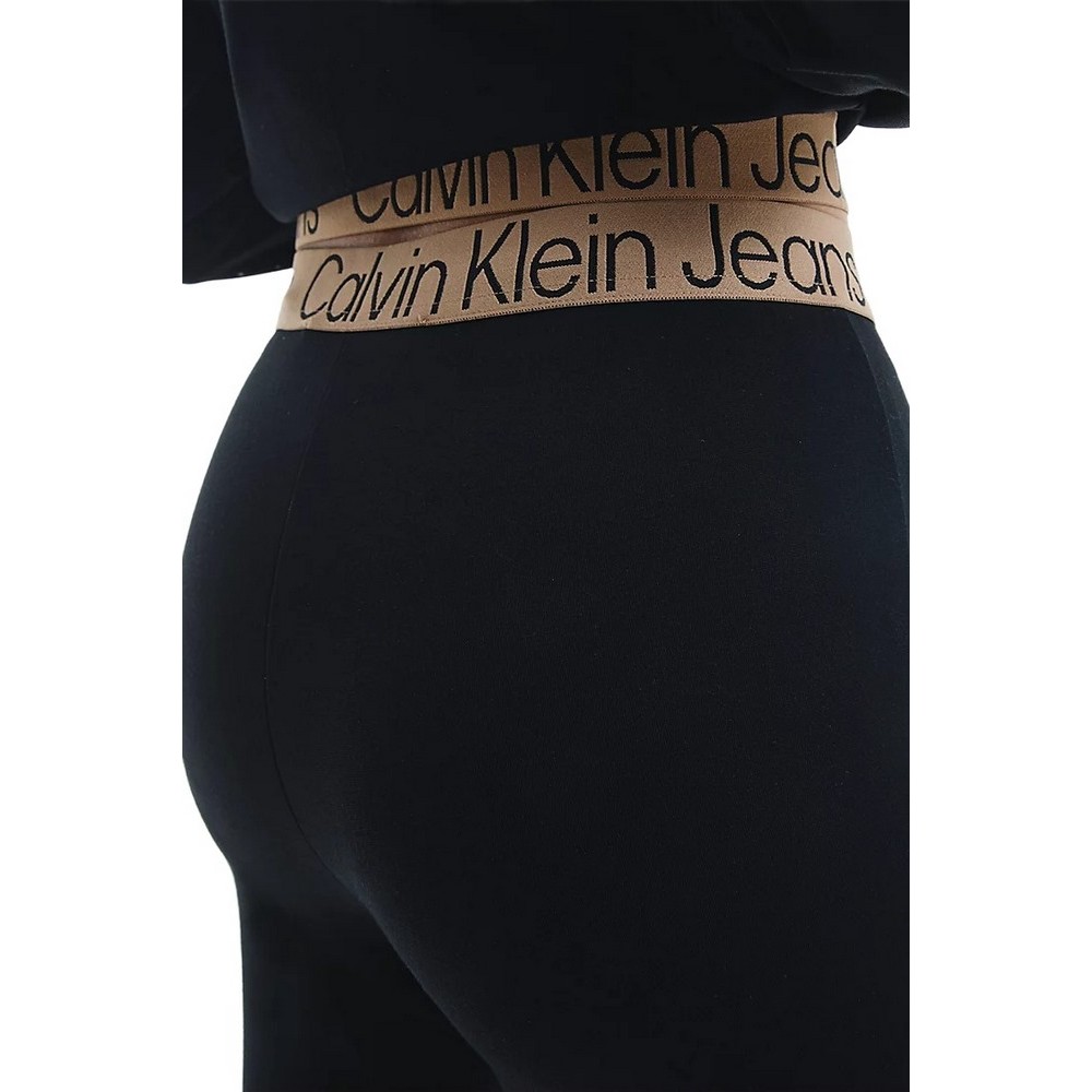CALVIN KLEIN JEANS LOGO ELASTIC MILANO LEGGINGS ΚΟΛΑΝ ΓΥΝΑΙΚΕΙΟ BLACK